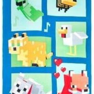 Minecraft Beautiful Day 62 x 90 inch Blanket